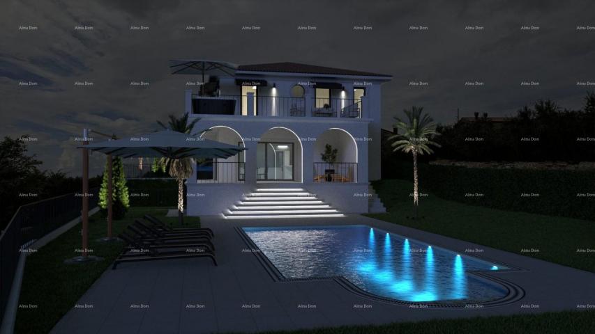 Haus Buje, Luxuriöse Villa mit Pool