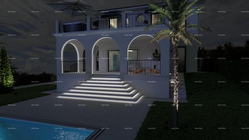 Haus Buje, Luxuriöse Villa mit Pool