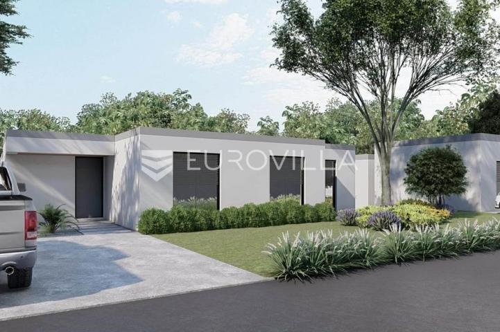 Istra, Labin, moderna prizemnica s bazenom, novogradnja