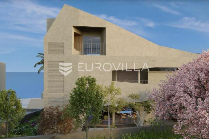 Brač, Sutivan, građevinsko zemljište s projektom