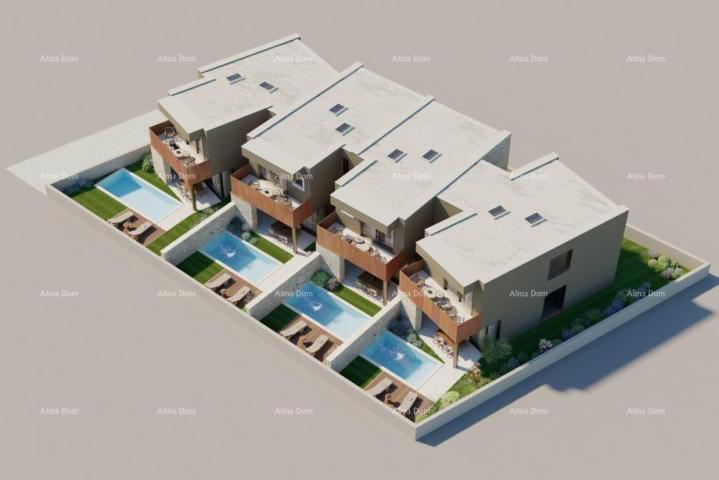 Haus Bale. Moderne Reihenhaus mit Pool, 148,56 m²
