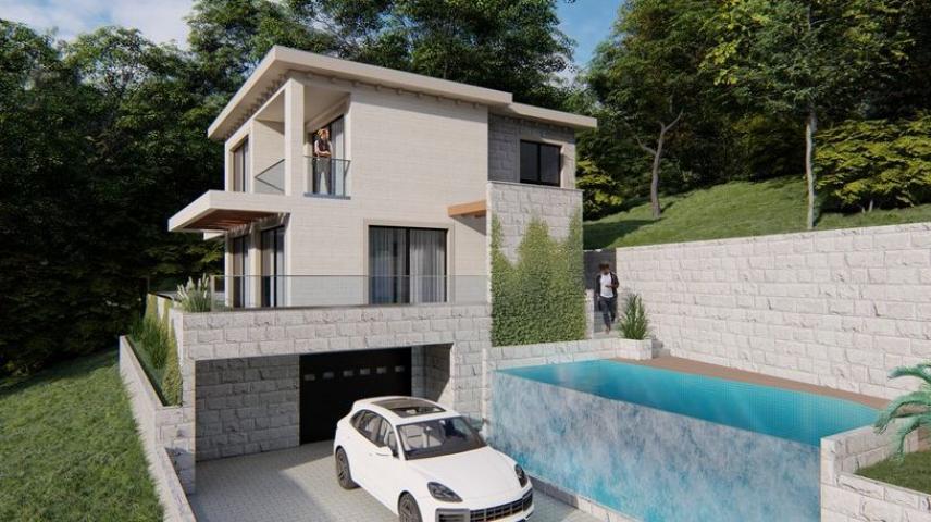 Luksuzna vila 290 m² + urbanizovana parcela 506 m² (mogućnost gradnje još jedne vile) – Blizikuće, B