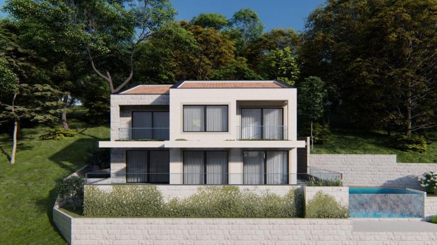 Luksuzna vila 290 m² + urbanizovana parcela 506 m² (mogućnost gradnje još jedne vile) – Blizikuće, B