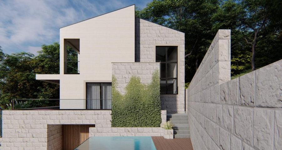 Luksuzna vila 290 m² + urbanizovana parcela 506 m² (mogućnost gradnje još jedne vile) – Blizikuće, B