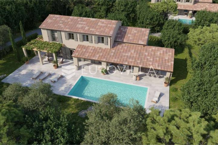 Istra, Gračišće predivna vila s bazenom u potpunoj prirodi NOVOGRADNJA