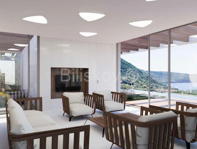 Prodaja, Vis, Komiža  građevinsko zemljište površine 960 m2, s dozvolom 