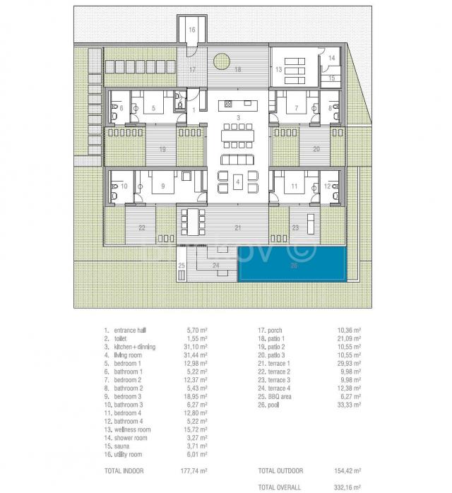 Prodaja, Vis, Komiža  građevinsko zemljište površine 960 m2, s dozvolom 