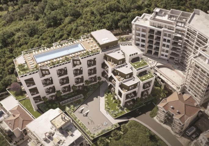 Budva Riviera, Becici district. New residential complex in a popular area. 
