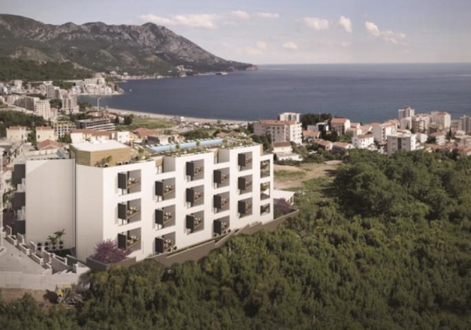 Budva Riviera, Becici district. New residential complex in a popular area. 