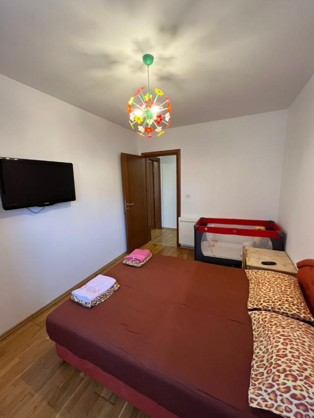 Two bedroom apartment with two balconies in Becici