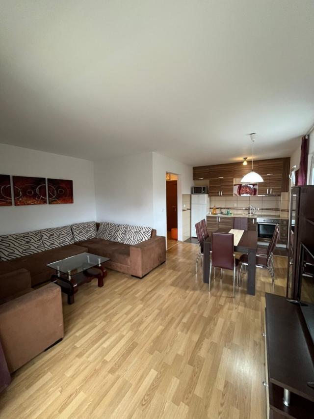 Two bedroom apartment with two balconies in Becici