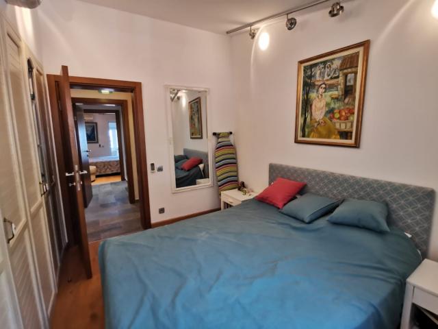 An apartment with a sea view in Petrovac is offered for sale. 