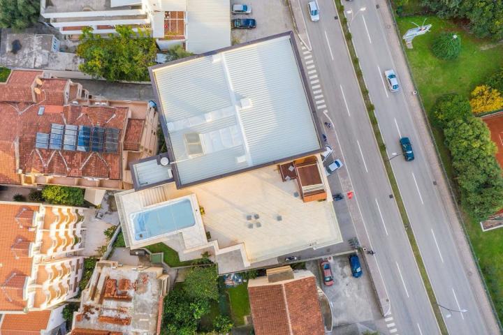 For sale exclusive penthouse with swimming pool and panoramic sea view in Budva!