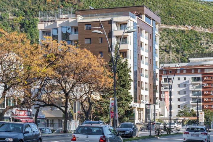For sale exclusive penthouse with swimming pool and panoramic sea view in Budva!