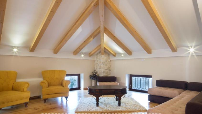 Kotor, Prcanj - villa with a plot, on the first line from the sea