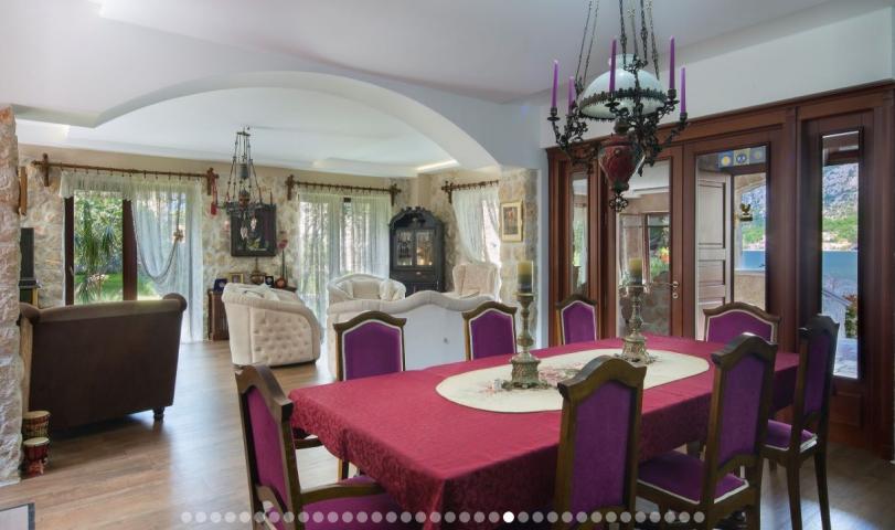 Kotor, Prcanj - villa with a plot, on the first line from the sea