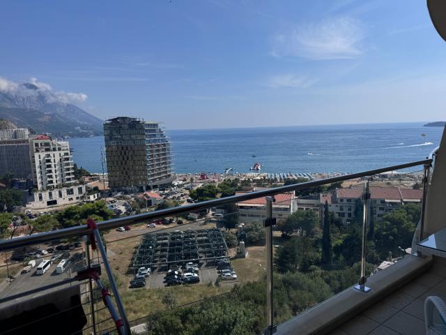 2 bedroom apartment with panoramic sea and mountain views in a new complex with a swimming pool in B
