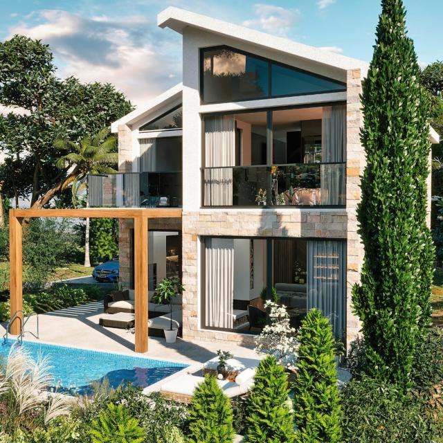 Townhouses in a gated complex in Tivat (Kavač)