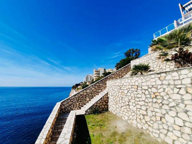 Villa on the first coastline with private beach and pool