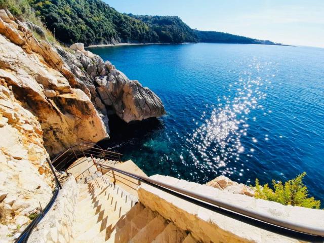 Villa on the first coastline with private beach and pool