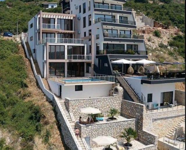 Villa on the first coastline with private beach and pool