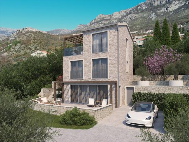 New villas with pool in Budva Riviera