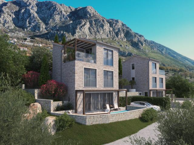 New villas with pool in Budva Riviera