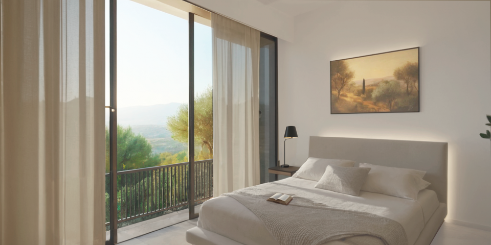 Townhouse in Montenegro with sea view and 4 levels in Budva Riviera