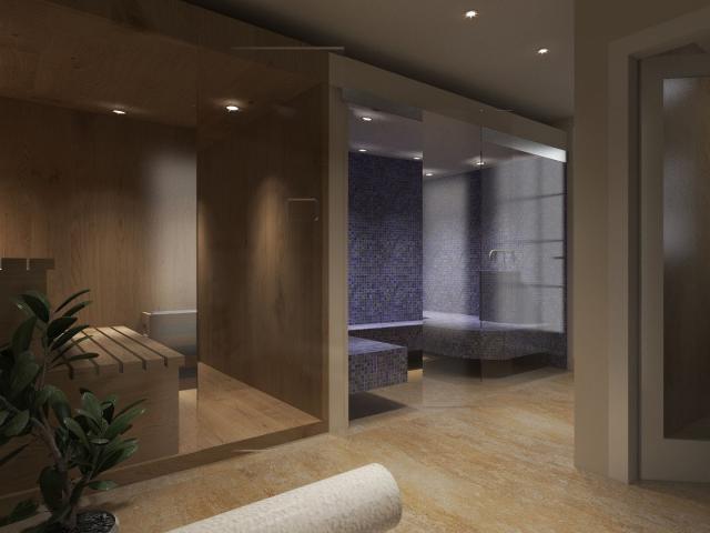 Cozy apartment by the sea in a complex with a swimming pool and spa