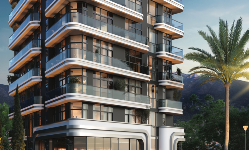 For living and income: two-bedroom apartment in Bar with a terrace and pool