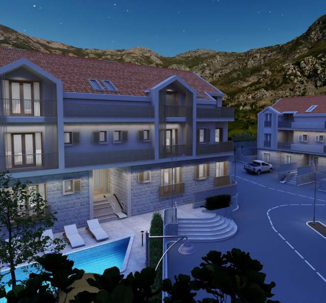 New apartments with views of the Bay of Kotor