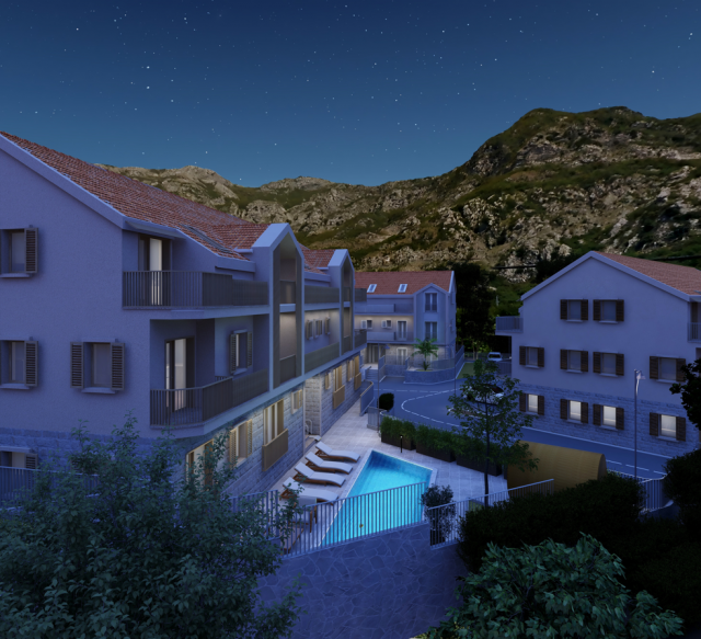 New apartments with views of the Bay of Kotor