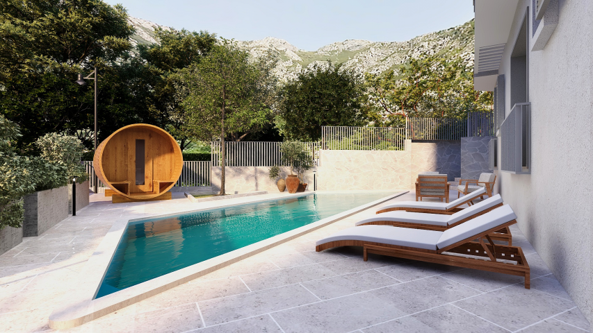 New apartments with views of the Bay of Kotor