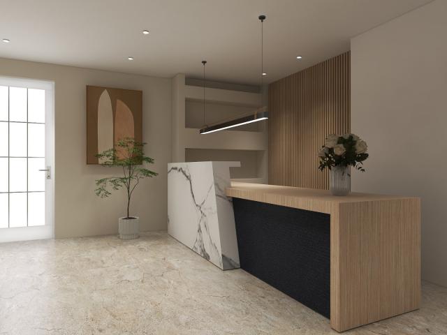 A spacious two-level apartment with panoramic sea views from the developer