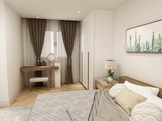 A spacious two-level apartment with panoramic sea views from the developer