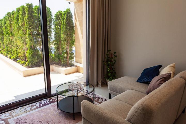 Townhouse with panoramic views of the Adriatic Sea in a gated complex in the Budva Riviera