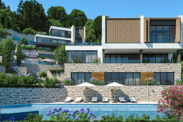 TOWNHOUSE I-2 — Ready furnished house with swimming pool Tivat, Donja Lastva