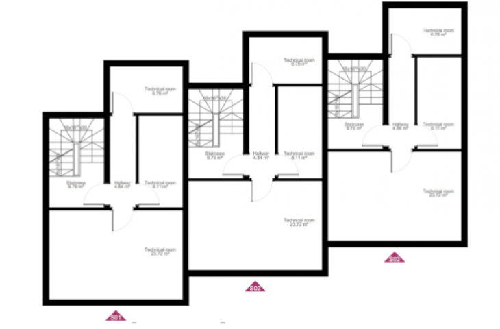 TOWNHOUSE I-2 — Ready furnished house with swimming pool Tivat, Donja Lastva