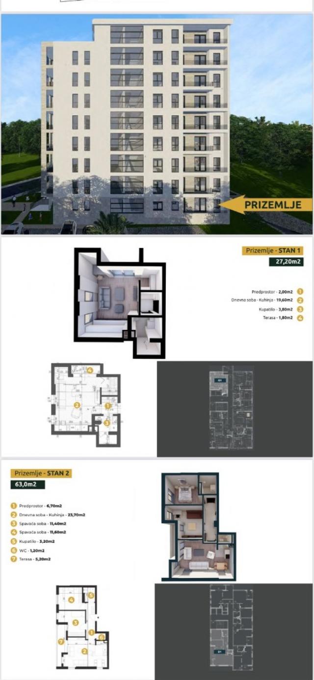 Apartments from the developer in Bar life and investment by the sea
