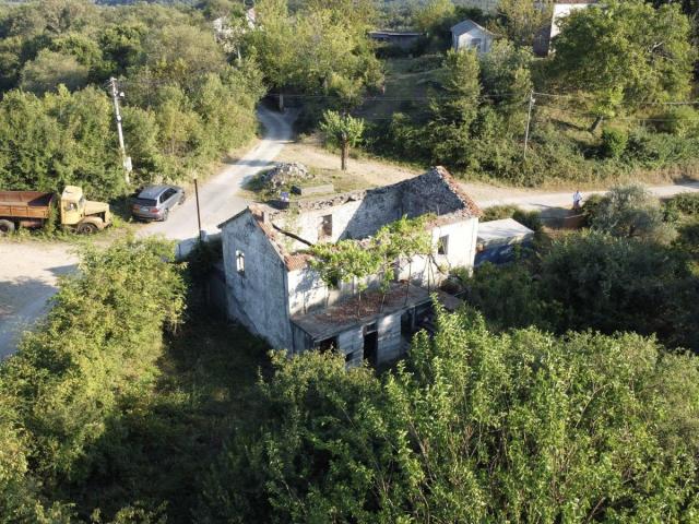 An old stone house under restoration in Kunja