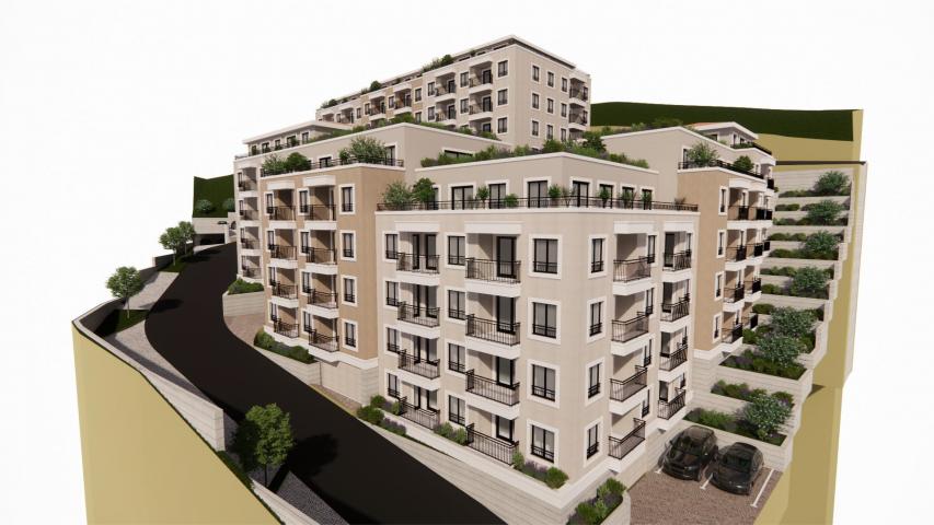Spacious 2+1 apartment, large area of 108.46 m², new building Budva Riviera