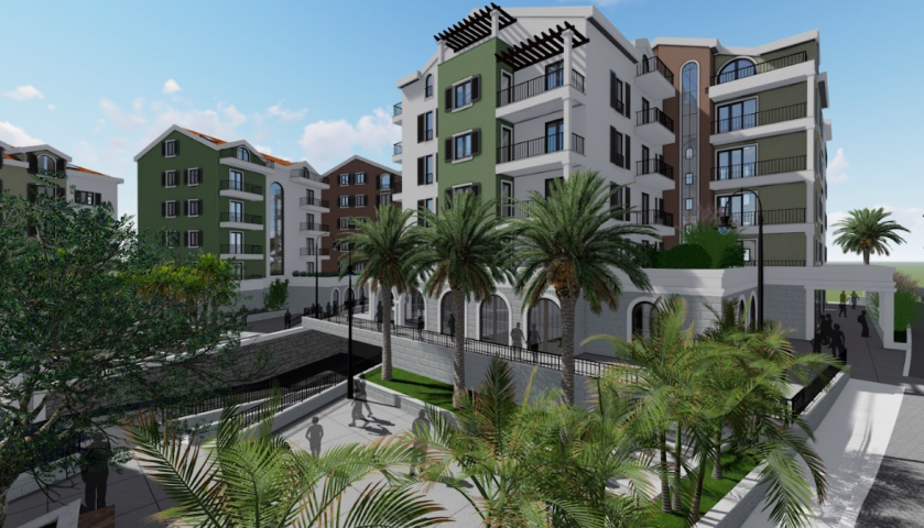 Studio apartment in a new building in Tivat at a minimum price of €106,800