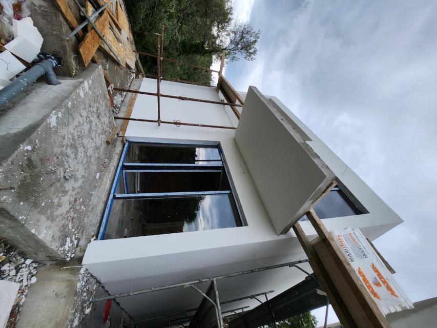Two-story new family house