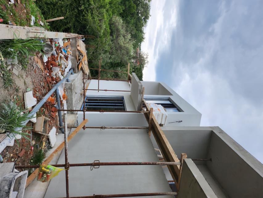 Two-story new family house
