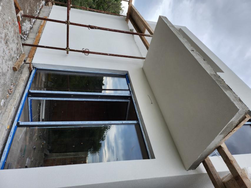 Two-story new family house