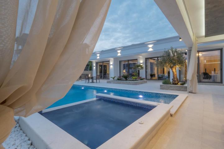 New luxury villa in Budva above Jaz beach