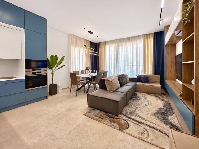 Premium apartment in a residential complex with a swimming pool located in Becici, a suburb of Budva