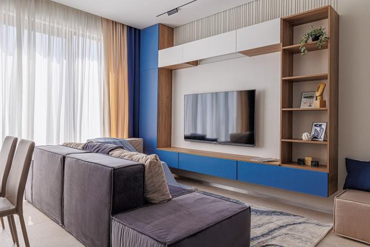 Premium apartment in a residential complex with a swimming pool located in Becici, a suburb of Budva