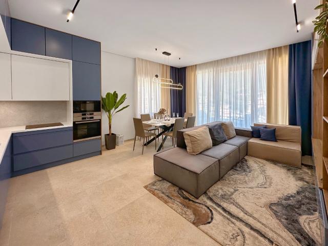 Premium apartment in a residential complex with a swimming pool located in Becici, a suburb of Budva
