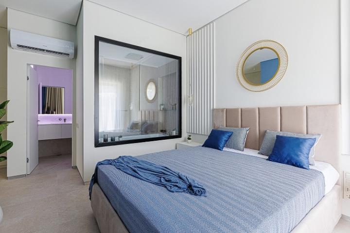 Premium apartment in a residential complex with a swimming pool located in Becici, a suburb of Budva